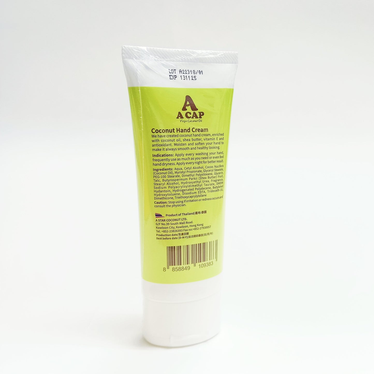 A CAP Coconut Hand Cream 100g