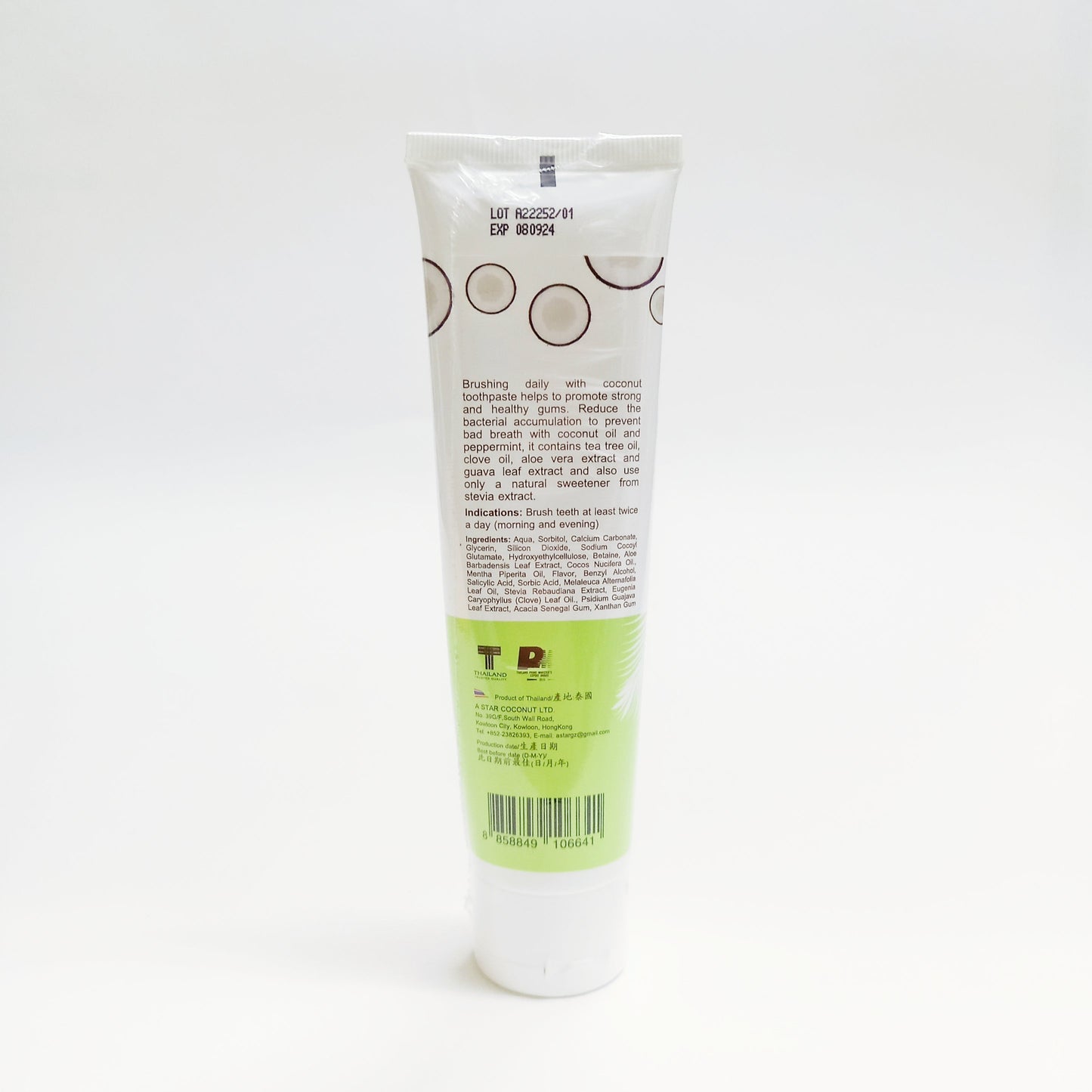 A CAP Coconut Oil Toothpaste 100g