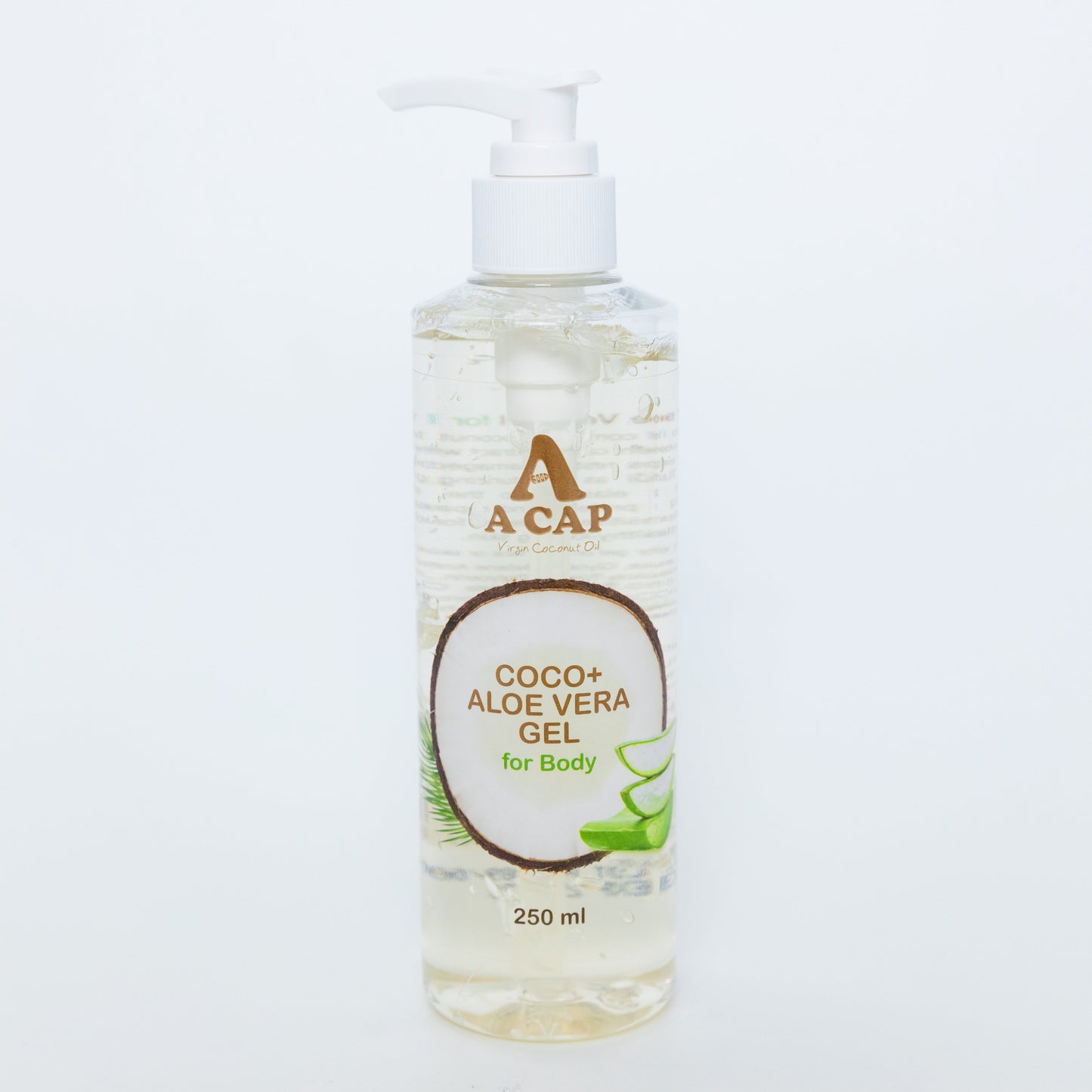 A CAP Virgin Coconut Oil Coconut Aloe Vera Gel for Body 250ml