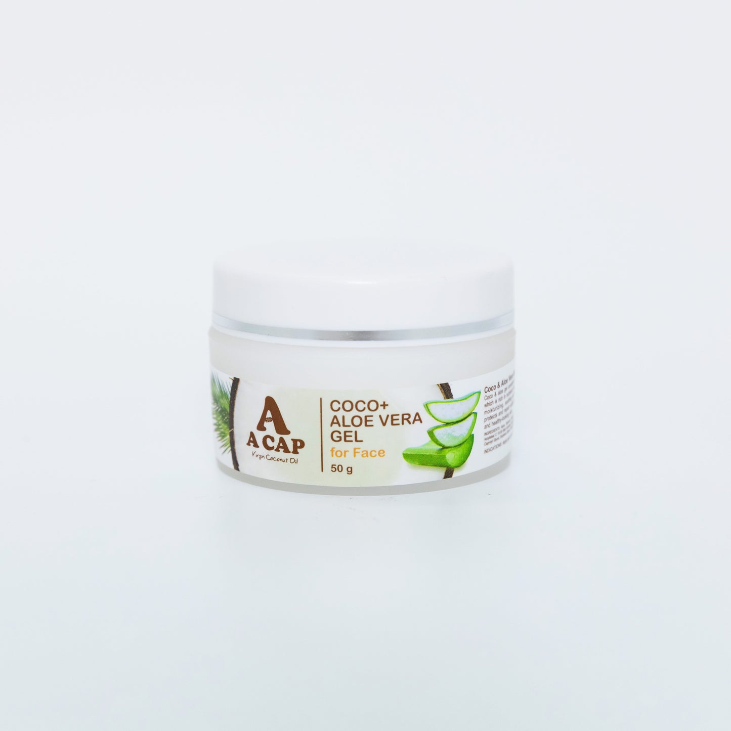 A CAP Virgin Coconut Oil Coconut Aloe Vera Gel for Face 50g