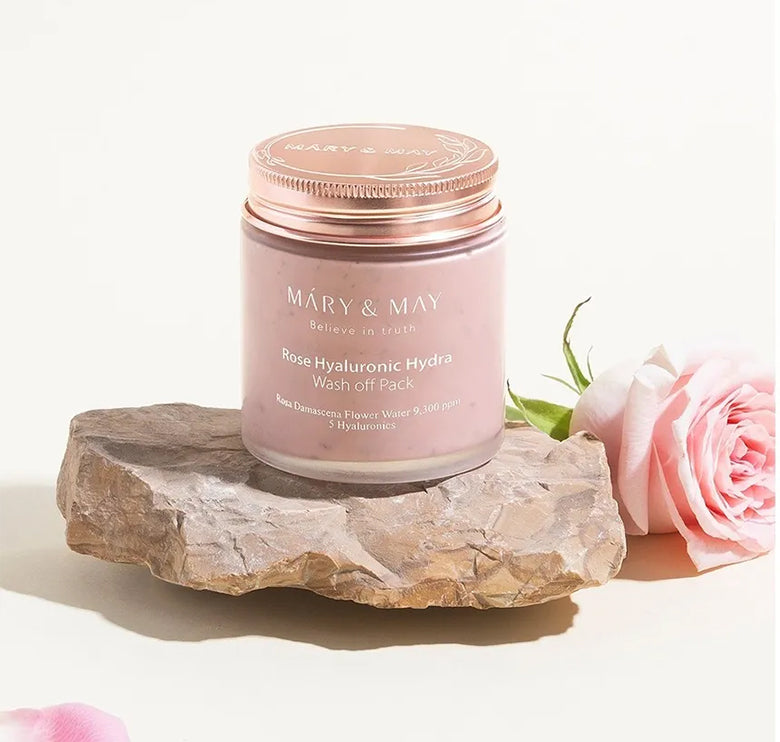 Mary&May - Rose Hyaluronic Hydra Wash Off Mask