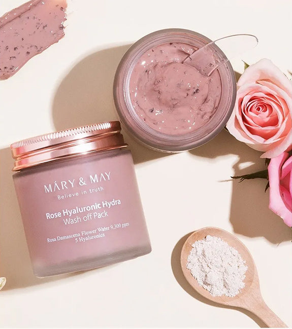 Mary&May - Rose Hyaluronic Hydra Wash Off Mask