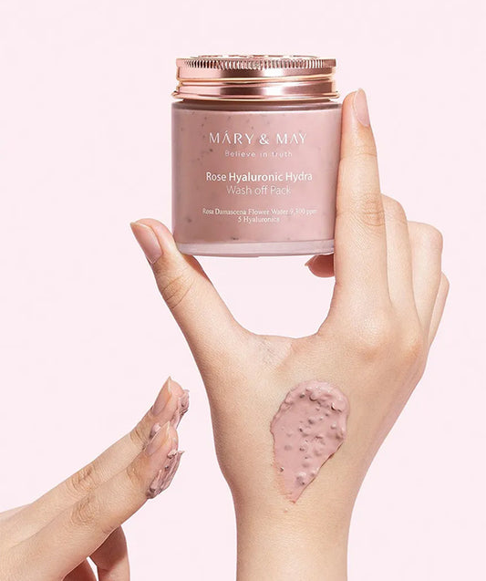 Mary&May - Rose Hyaluronic Hydra Wash Off Mask