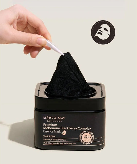 Mary&May - Premium Idebenone Blackberry Complex Essence Mask