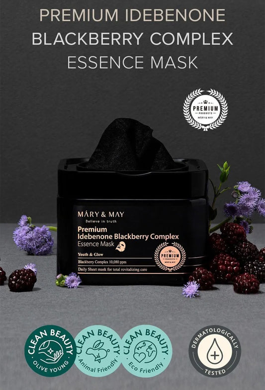 Mary&May - Premium Idebenone Blackberry Complex Essence Mask